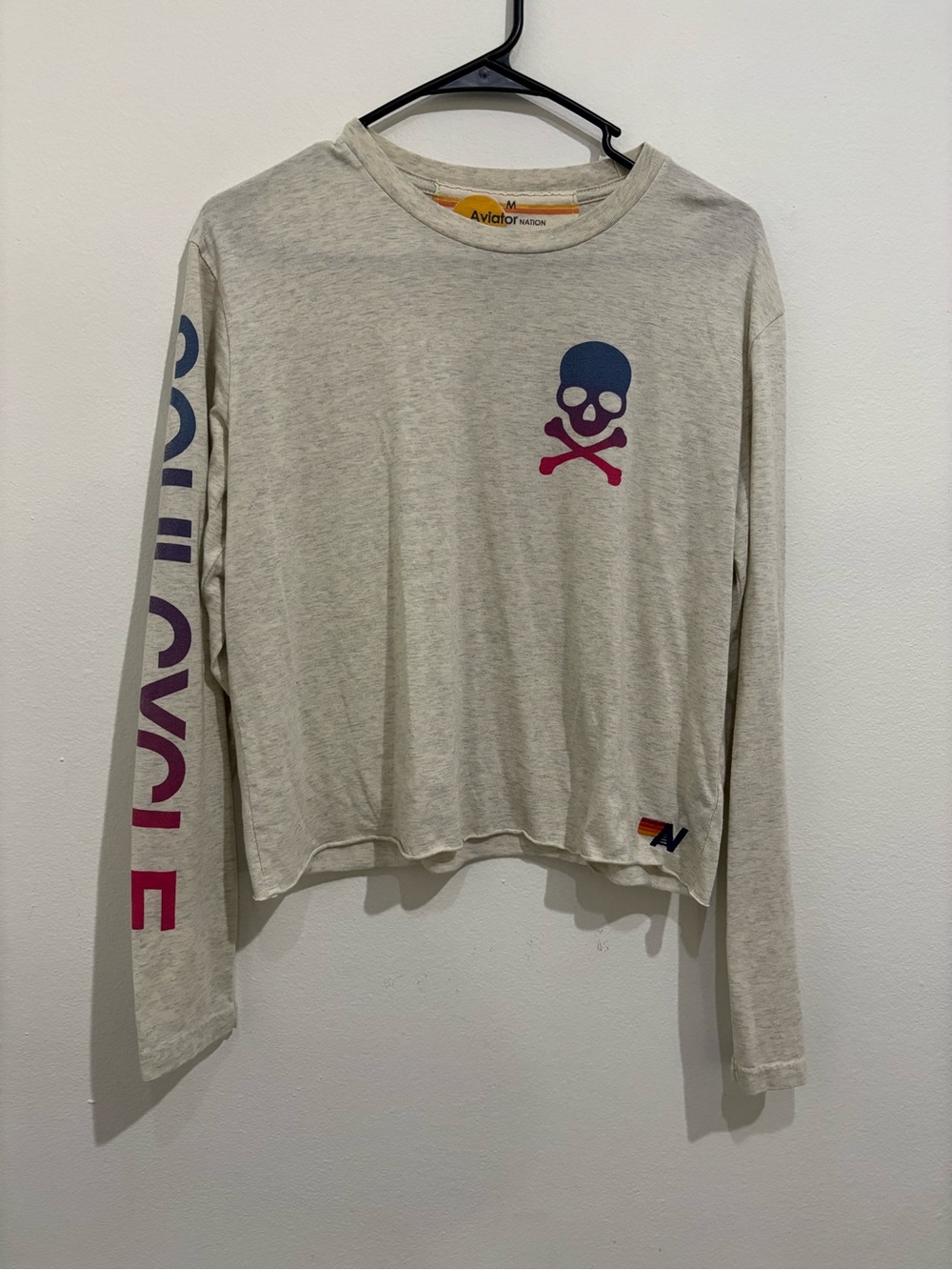 Aviator Nation x Soulcycle Long Sleeve Size M